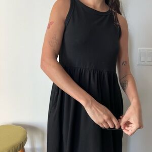 Buffalo Black Tank Midi Dress